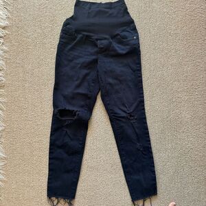 Old Navy OG maternity jeans full panel 2, fits true to size